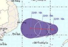 Lại xuất hiện áp thấp nhiệt đới trái mùa