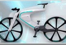 Xe đạp phát sáng trong đêm