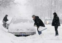 Miền Đông Bắc nước Mỹ gặp bão tuyết hiếm thấy