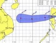 Tối nay bão Chebi mạnh cấp 15 sẽ vào biển Đông