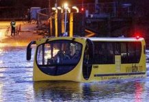 Bắt đầu thử nghiệm xe bus chạy dưới nước Bắt đầu thử nghiệm xe bus chạy dưới nước