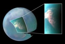 Mây mùa hè trên vệ tinh Titan của sao Thổ Mây mùa hè trên vệ tinh Titan của sao Thổ