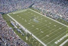 Tiếng hét gây động đất của cổ động viên đội bóng Mỹ