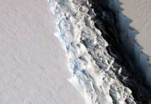 Khe nứt khổng lồ ở thềm băng Nam Cực sắp “đẻ con” Khe nứt khổng lồ ở thềm băng Nam Cực sắp "đẻ con"