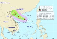 Áp thấp nhiệt đới mạnh thành bão số 1, áp sát đất liền Việt Nam