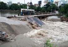 Thành phố Uông Bí ngập lũ do mưa lũ, Yên tử bị cô lập