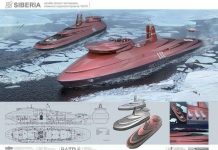 Nga triển khai tàu hạt nhân phá băng đến Bắc cực, nhìn như bước ra từ Star Wars