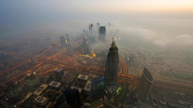 Sương mù huyền ảo ở Dubai