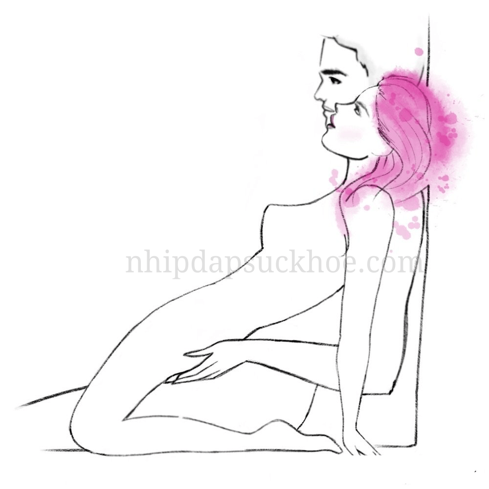 Tư thế quan hệ Úp thìa ngồi (hình minh họa) Tư thế quan hệ Úp thìa ngồi (hình minh họa)