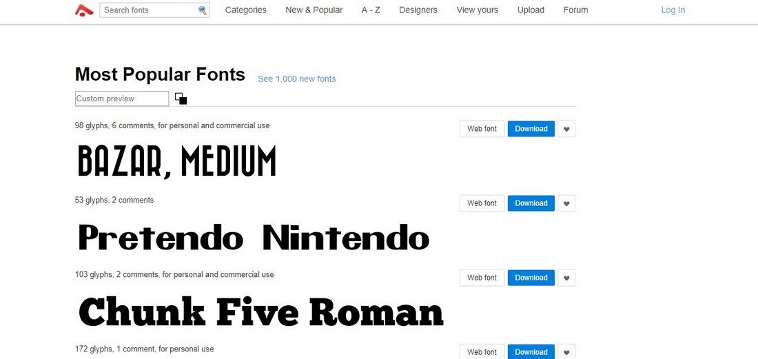 10 thư viện cung cấp font chữ miễn phí tốt nhất dành cho Designer