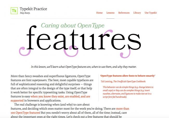 7 nguồn cung cấp typography tuyệt vời cho website