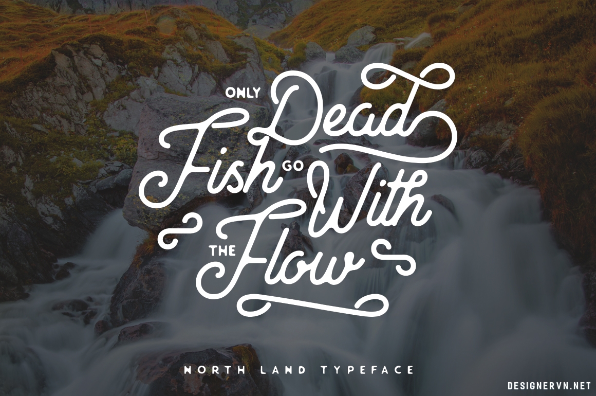 North Land Typeface - Bộ font, vector tuyệt đẹp để làm Typography