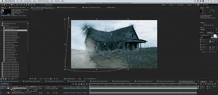 21 Overlay tạo hiệu ứng khói và sương mù 4k dành cho Video Editors và Motion Designers