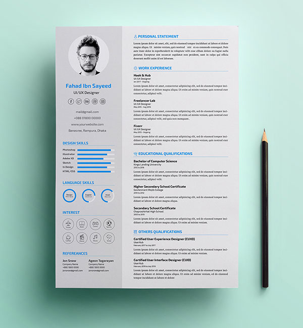 10 mẫu Resume/CV xin việc làm phong cách sáng sủa và sáng tạo