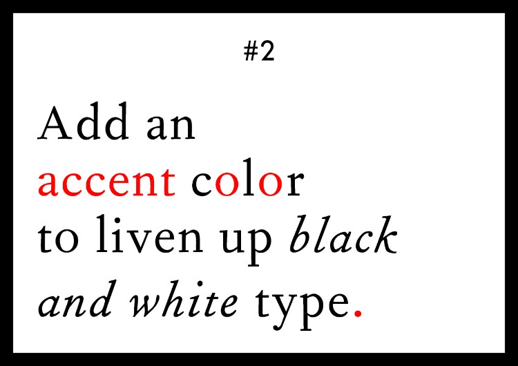 7 điều cần biết về việc ghép nối màu và kiểu chữ