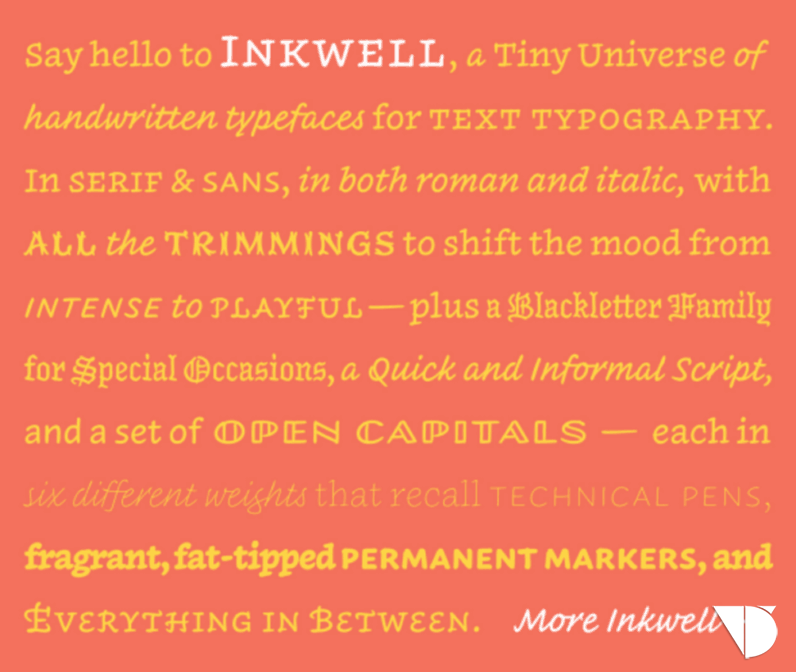Inkwell, Comic Sans bản mới cho những ai ghét font chữ này