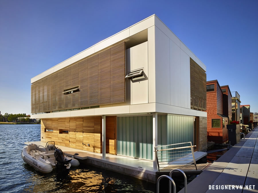 Nhà đẹp: Floating Home - ngôi nhà nổi trên một hồ ở Seattle