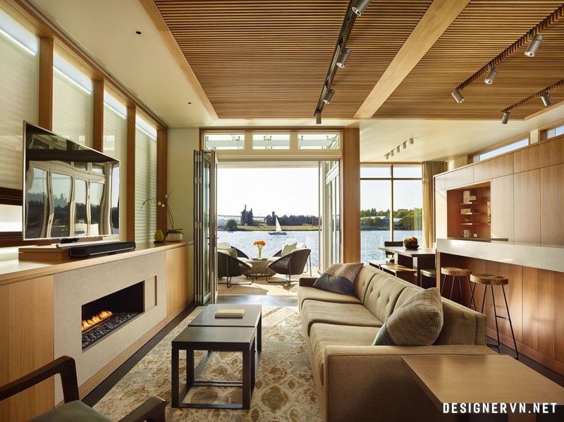 Nhà đẹp: Floating Home - ngôi nhà nổi trên một hồ ở Seattle