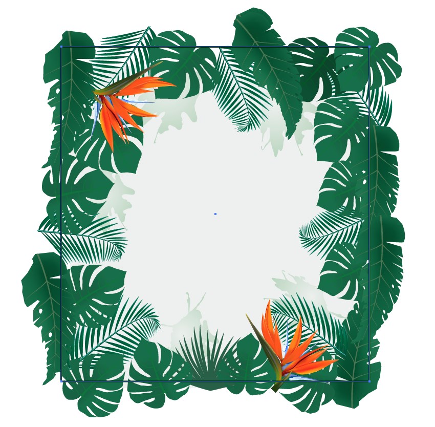 Hướng dẫn thiết kế Background phong cách Tropical trong Illustrator