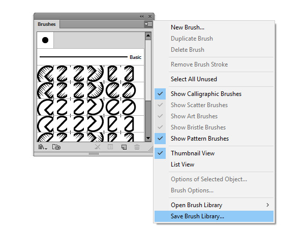 Cách cài và sử dụng Brush trong Adobe Illustrator
