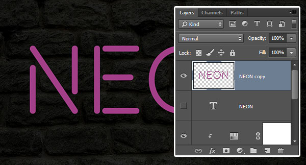 Cách tạo hiệu ứng văn bản phát sáng màu Neon trong Photoshop