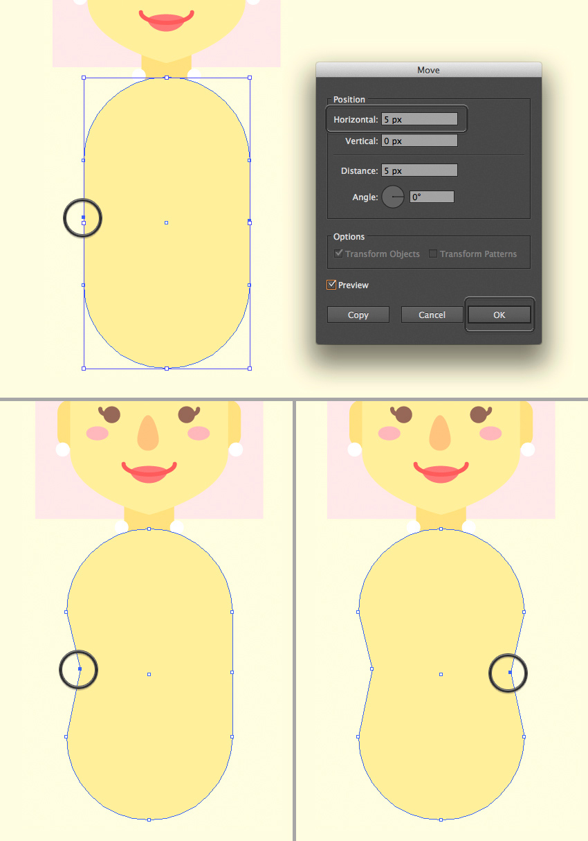 Cách tạo hình nhân vật theo phong cách phẳng trong Adobe Illustrator