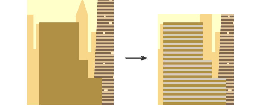 Cách vẽ khung cảnh thành phố phong cách phẳng đơn giản trong Illustrator