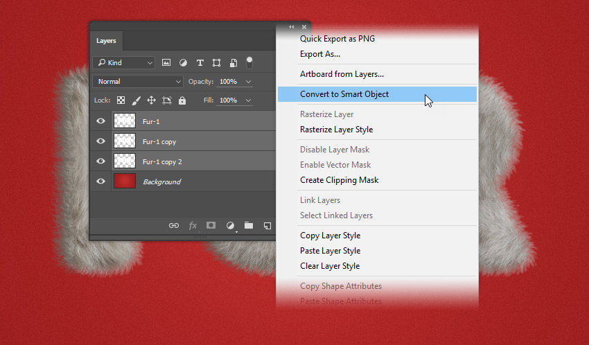 Cách tạo hiệu ứng chữ lông thú trong Adobe Photoshop