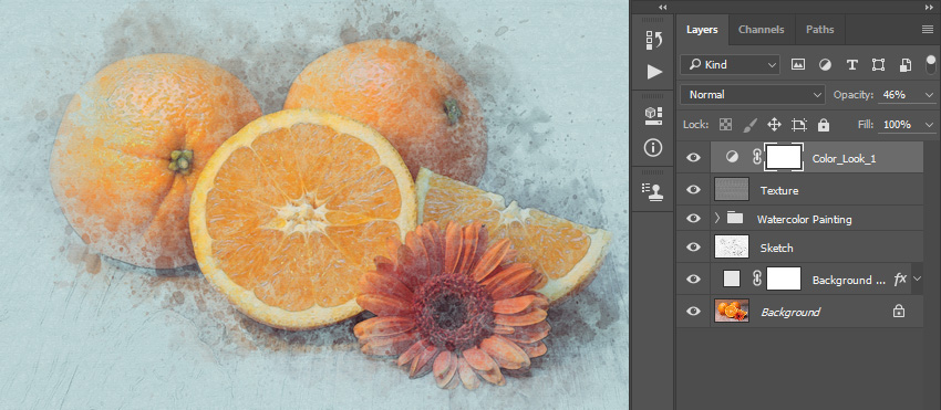 Hướng dẫn tạo nhanh hiệu ứng màu nước trong Photoshop với Action