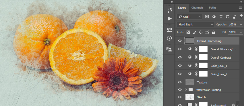 Hướng dẫn tạo nhanh hiệu ứng màu nước trong Photoshop với Action