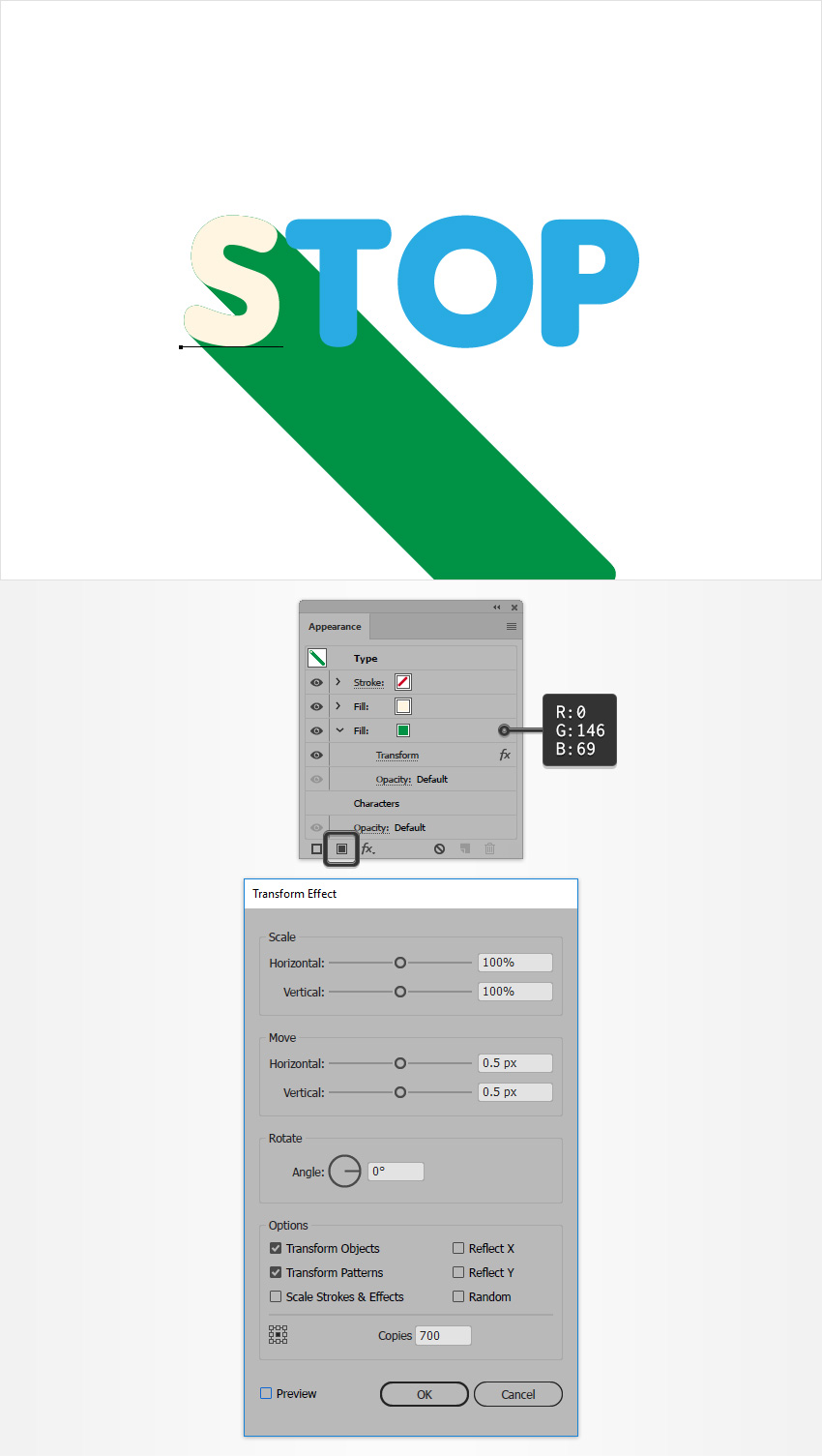 Cách tạo hiệu ứng Retro Long Shadow trong Adobe Illustrator