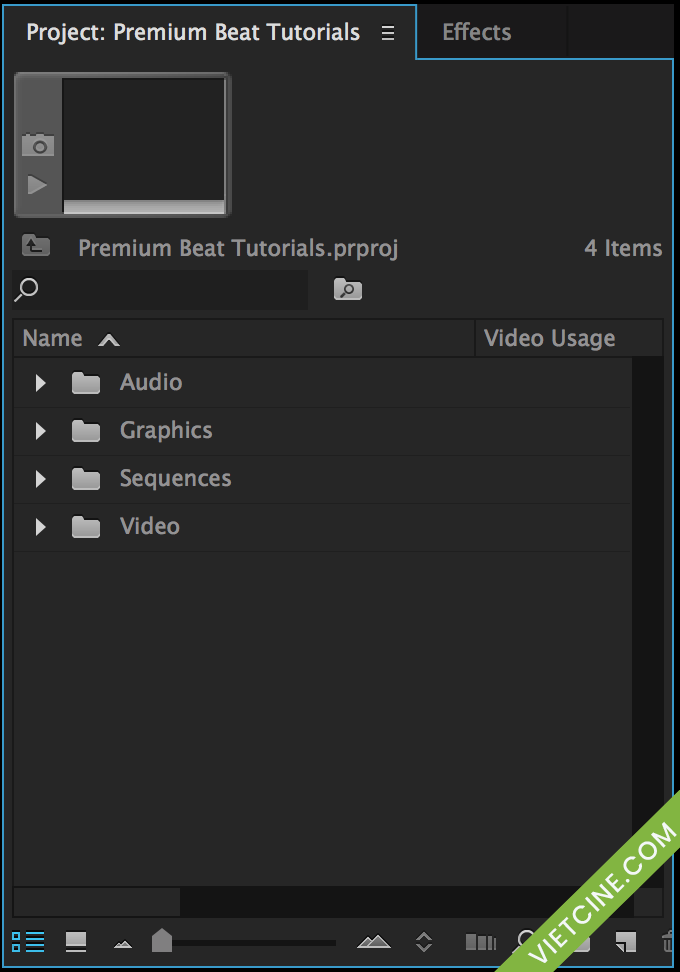 Tất cả các cách để nhập video vào timeline trên Adobe Premiere