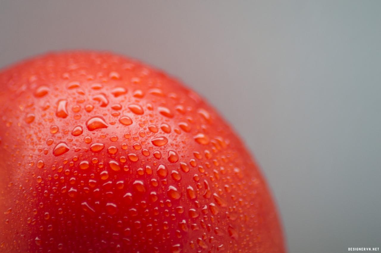 Lời khuyên cho chụp ảnh trái cây và rau quả