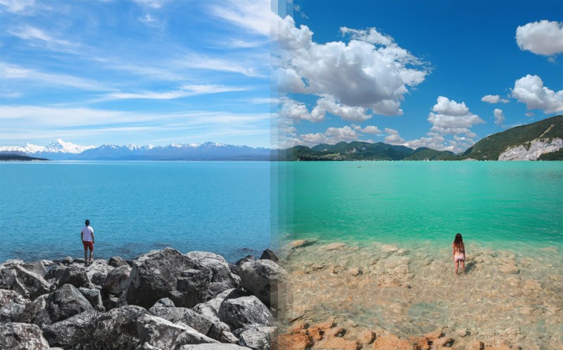 Ảnh Side-by-Side hoà trộn các khung cảnh từ khắp nơi trên thế giới