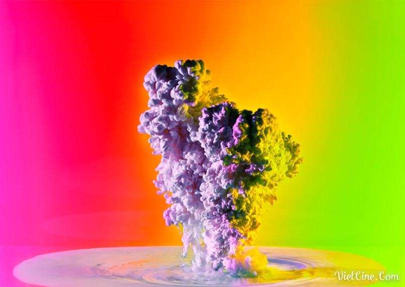 Pop-Colored Photography - Nghệ thuật của khói thực hiện bởi Yoshimitsu Umekawa