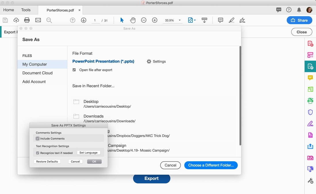 Cách chuyển đổi tệp PDF sang PowerPoint