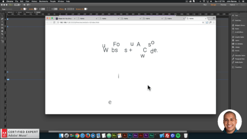 Làm thế nào để tạo hiệu ứng Animate cho chữ trong Adobe Muse