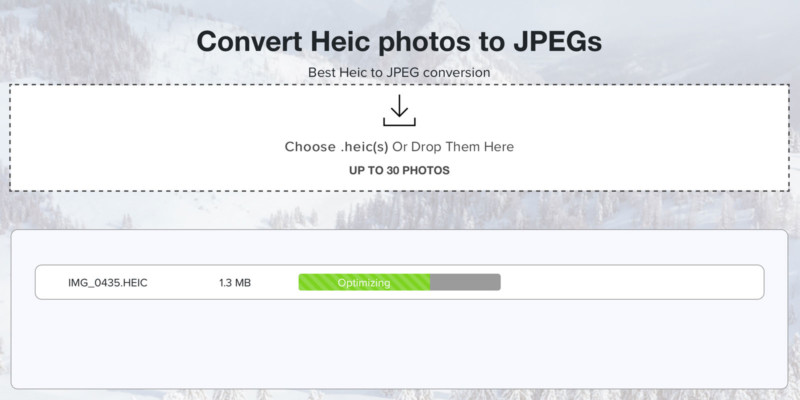 Hướng dẩn chuyển đổi đuôi file ảnh iOS 11 .heic thành .JPEG