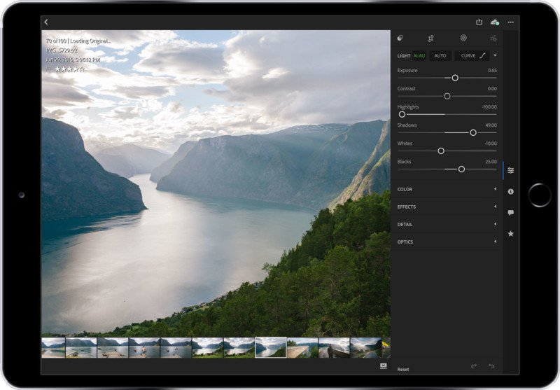 Adobe Lightroom bản cập nhật mới mạnh hơn với giao diện hiện đại hơn