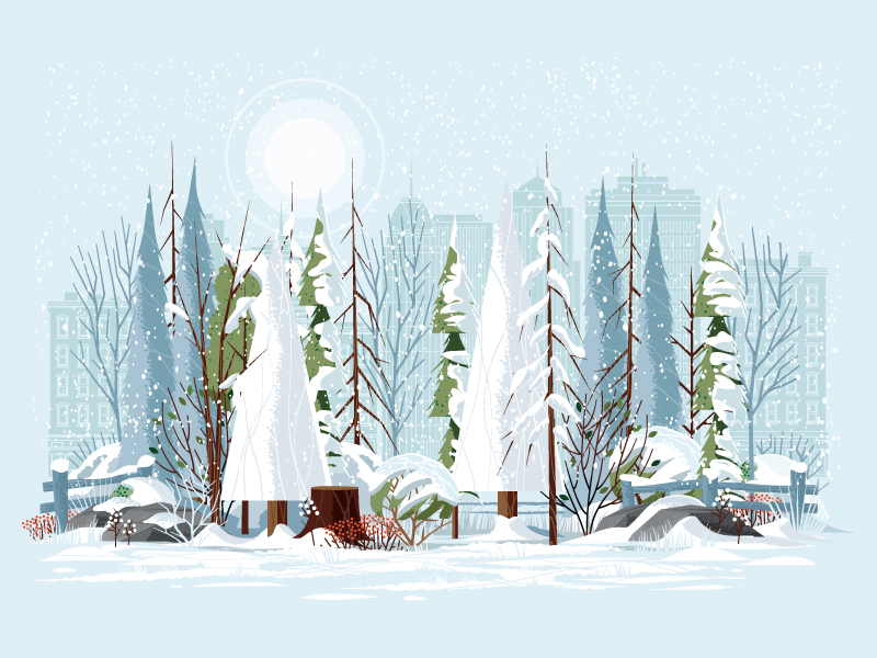 Design Inspiration: Những hình ảnh minh họa tuyệt vời về mùa đông sẽ truyền cảm hứng cho bạn