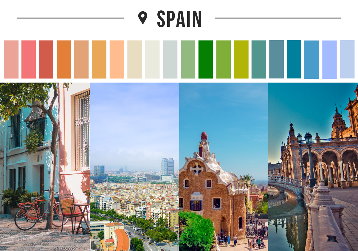 Khám phá các bảng màu tuyệt đẹp đến từ nhiều quốc gia trên thế giới