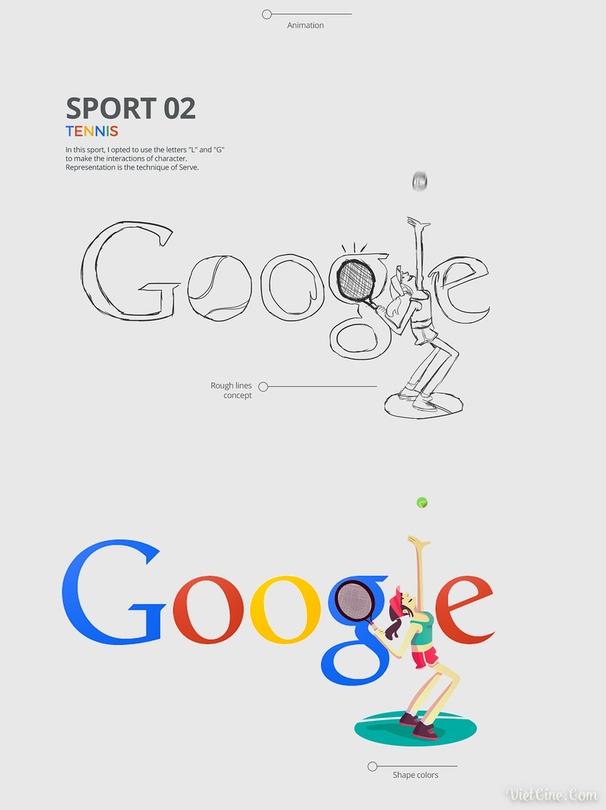 Biểu tượng Rio Olympic 2016 của Google thiết kế