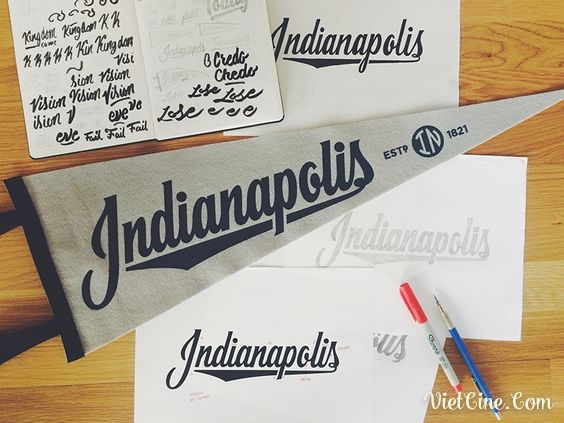 15 Typographic đẹp mắt lấy ý tưởng từ lá cờ và mũi tên