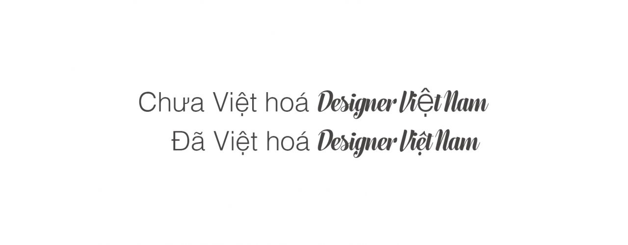 Thế nào là font chữ chưa Việt hoá?
